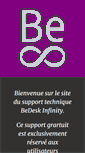 Mobile Screenshot of bedesk-infinity.com