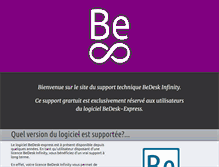 Tablet Screenshot of bedesk-infinity.com